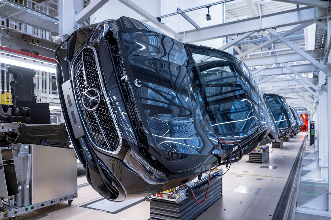 Mercedes Clase E 2024 - producción