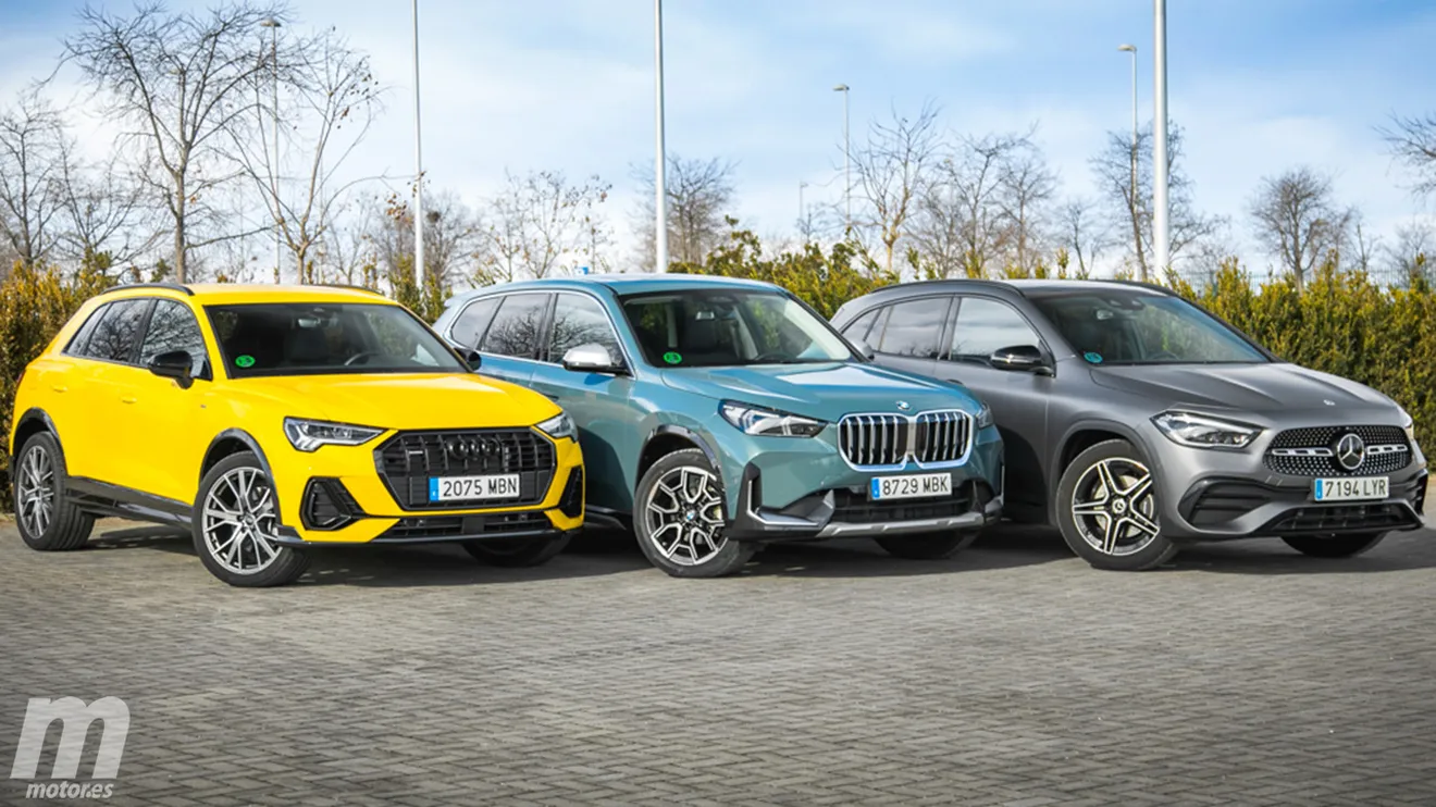 Audi Q3, BMW X1 y Mercedes GLA