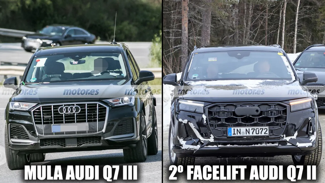 Comparativa Audi Q7 2026 vs Q7 Facelift 2024