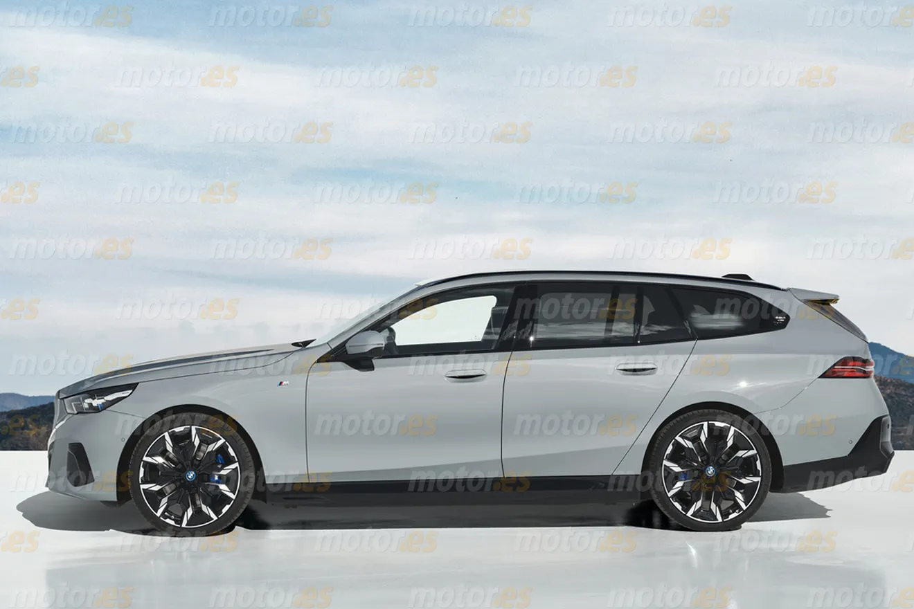 Los nuevos BMW Serie 5 Touring e i5 Touring al descubierto, la nueva era de un familiar tradicional con poderío eléctrico