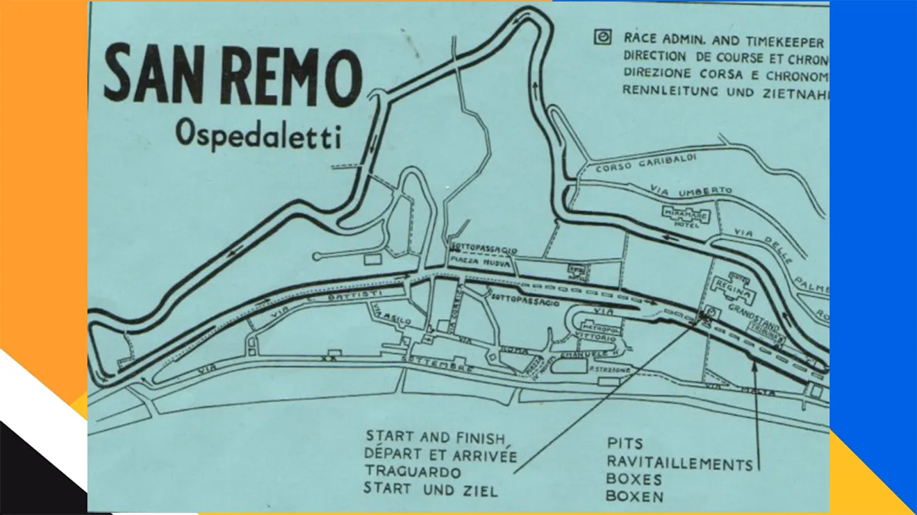 GP de San Remo de Ospedaletti - circuito