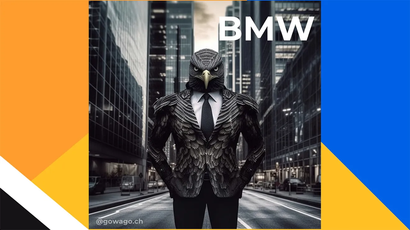 La marca BMW interpretada por una inteligencia artificial