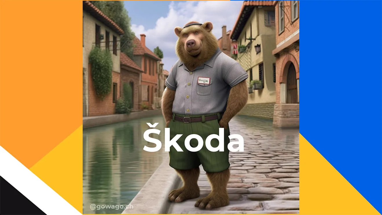 La marca Skoda interpretada por una inteligencia artificial