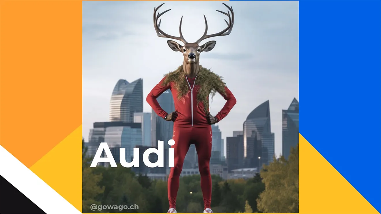 La marca Audi interpretada por una inteligencia artificial