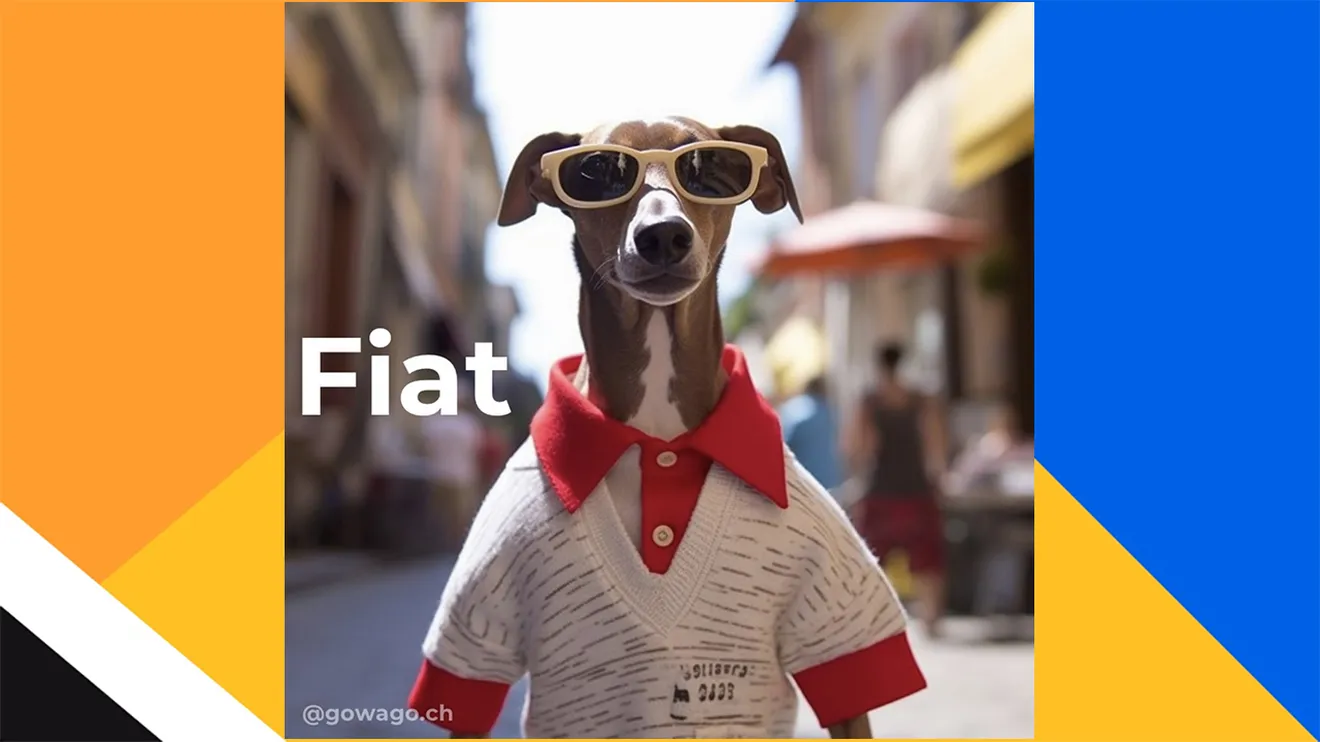 La marca FIAT interpretada por una inteligencia artificial