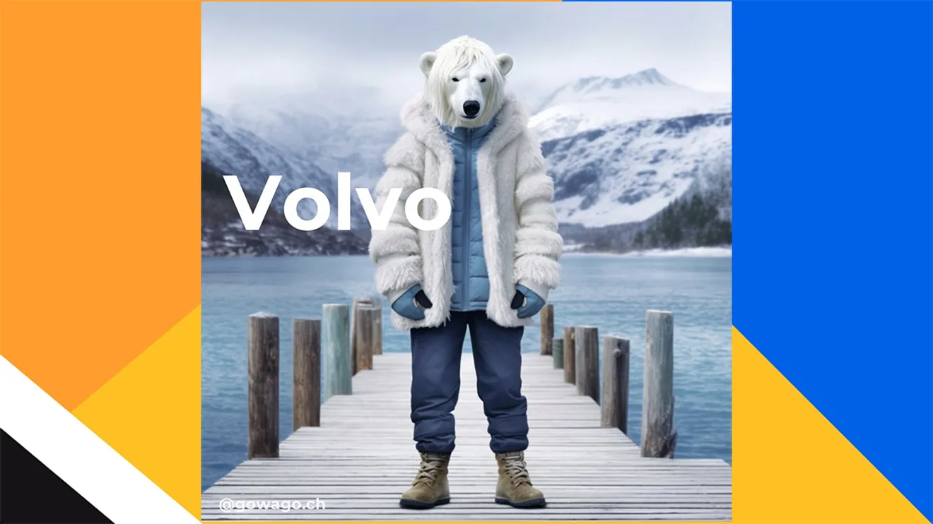 La marca Volvo interpretada por una inteligencia artificial