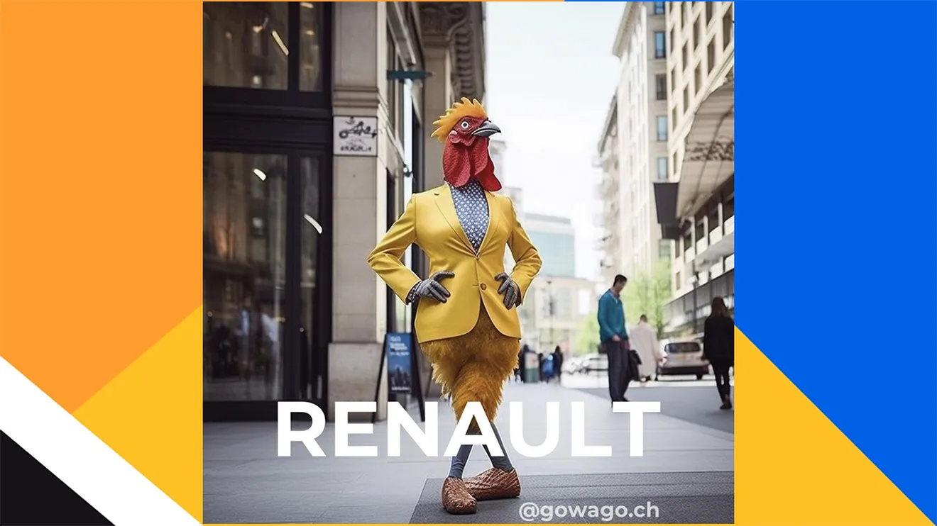 La marca Renault interpretada por una inteligencia artificial