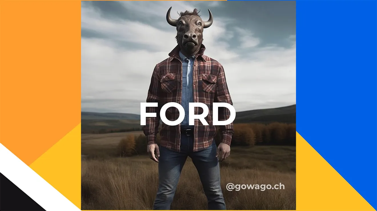 La marca Ford interpretada por una inteligencia artificial