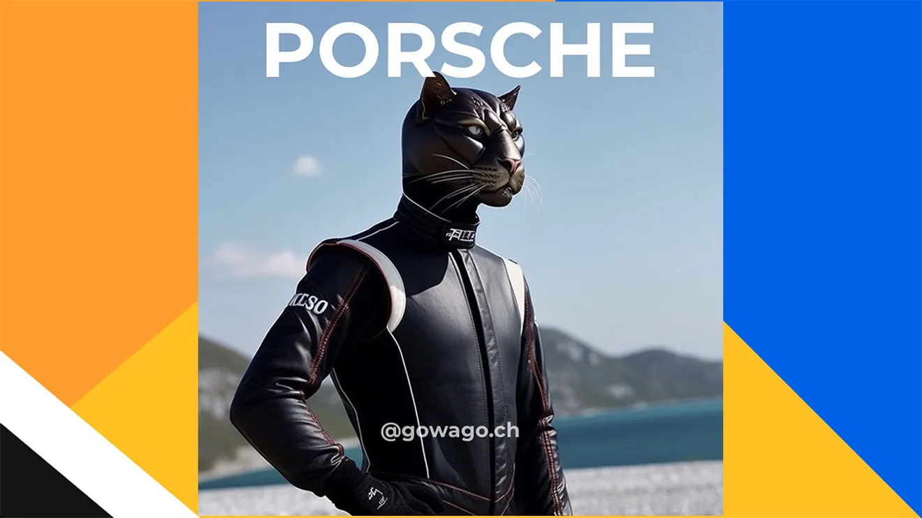 La marca Porsche interpretada por una inteligencia artificial