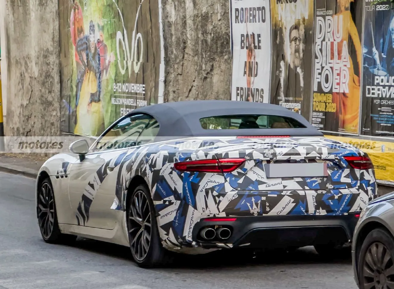 Fotos espía Maserati GranCabrio 2024