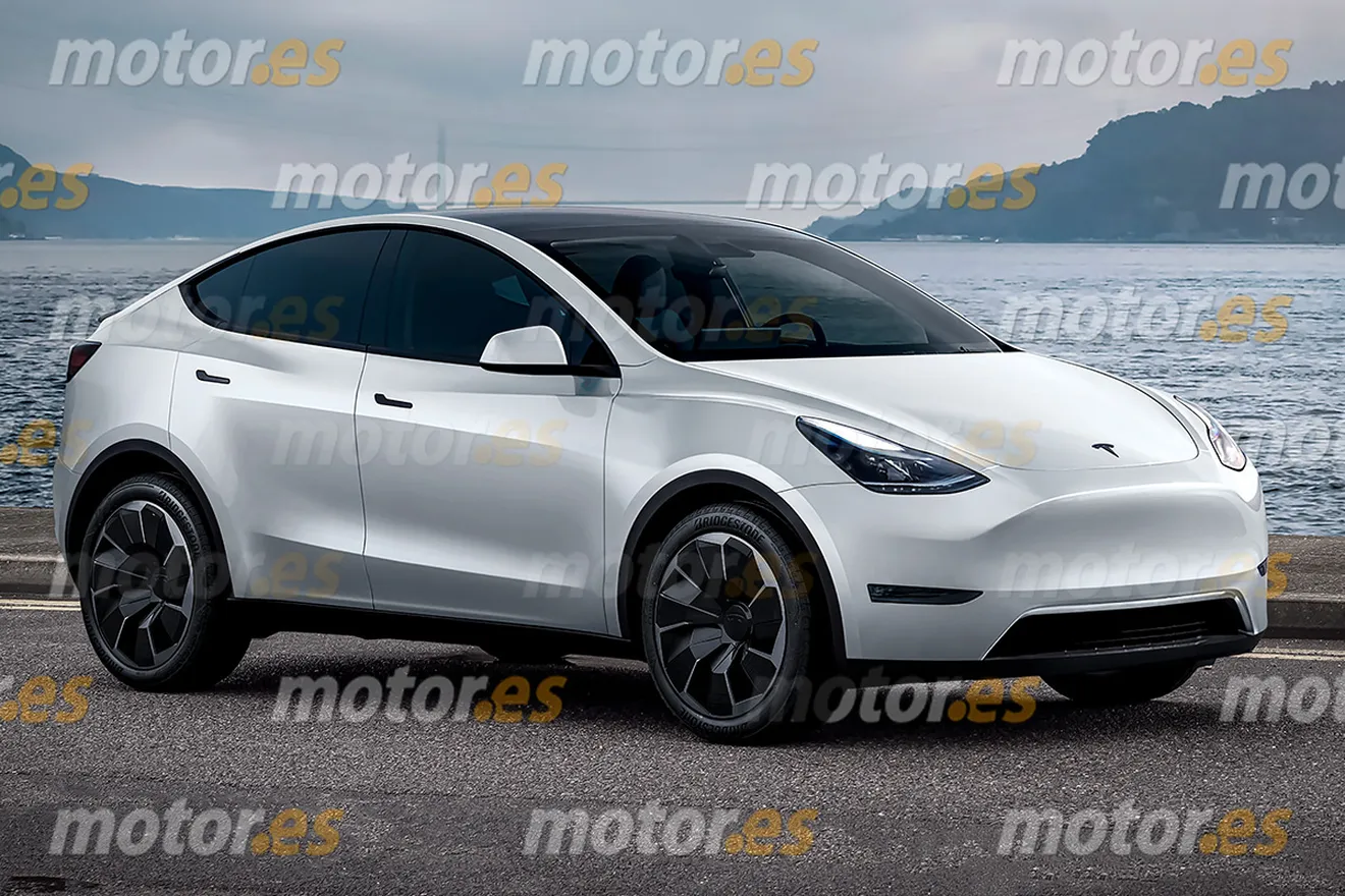 El futuro Tesla Model 2 revela su diseño en un nuevo adelanto, las armas del crossover compacto eléctrico que llegará en 2025