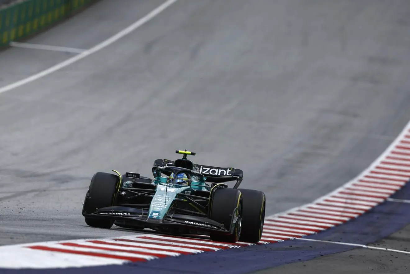 Fernando Alonso, descontento con la falta de ritmo de Aston Martin en Austria: «Hay que entender por qué»