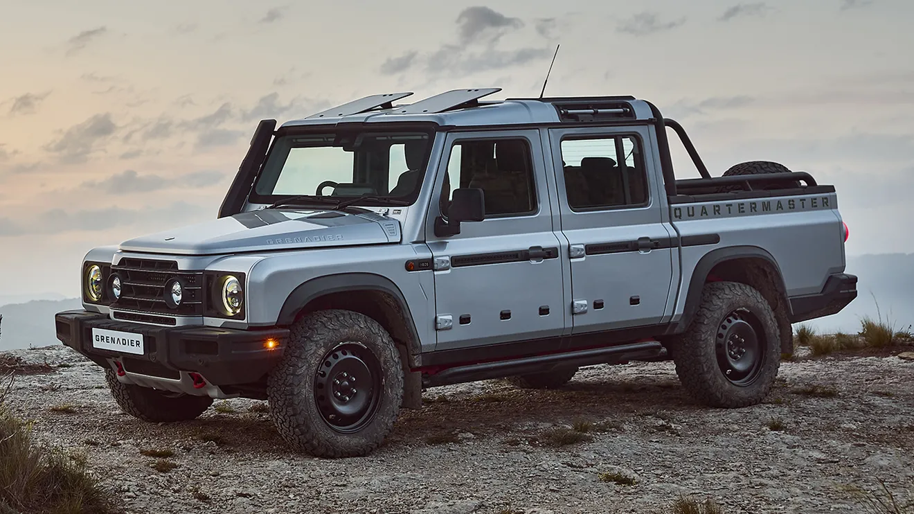 Desvelado el nuevo Ineos Grenadier Quartermaster, un esperado pick-up para fanáticos del mundo 4x4