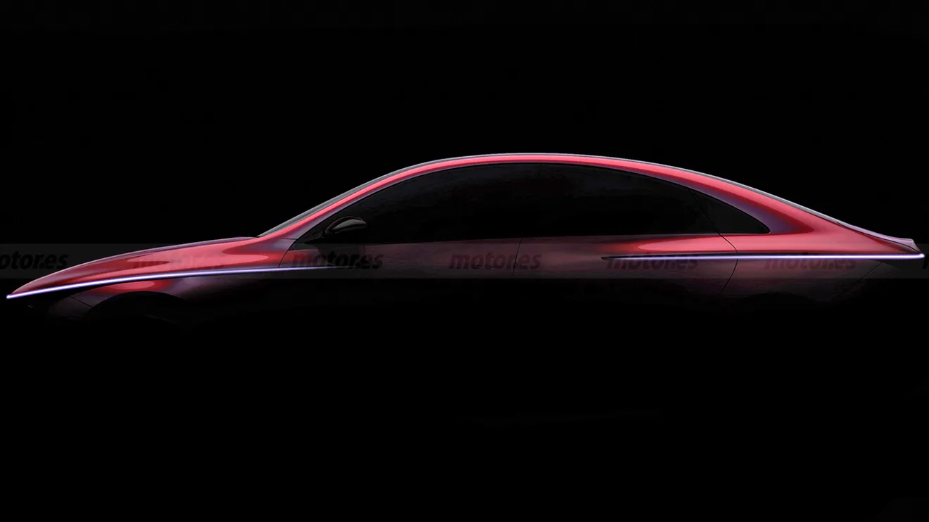 El futuro Mercedes CLA eléctrico será adelantado a través de un concept car, este es su primer teaser
