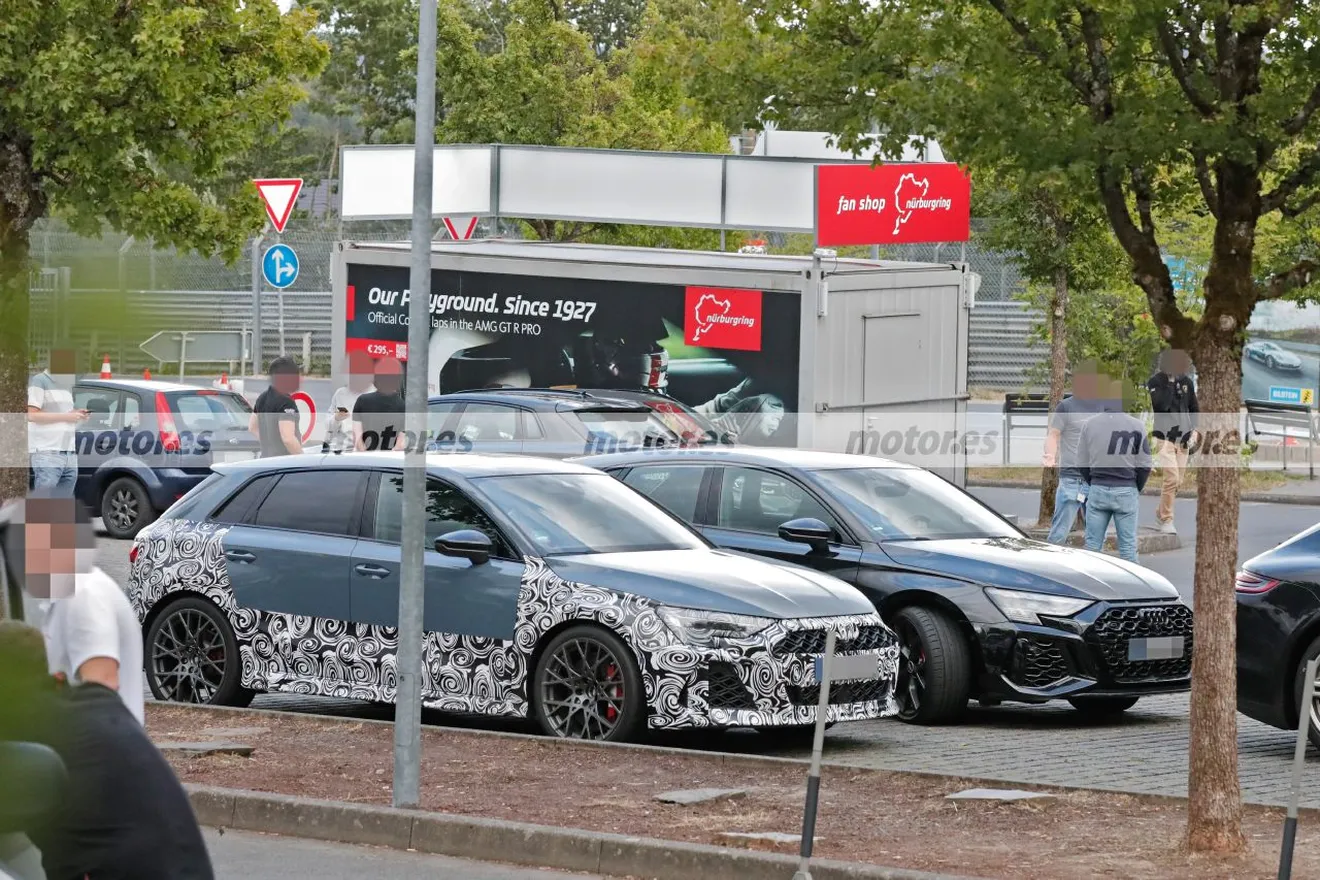 Fotos espía Audi RS 3 Facelift 2025