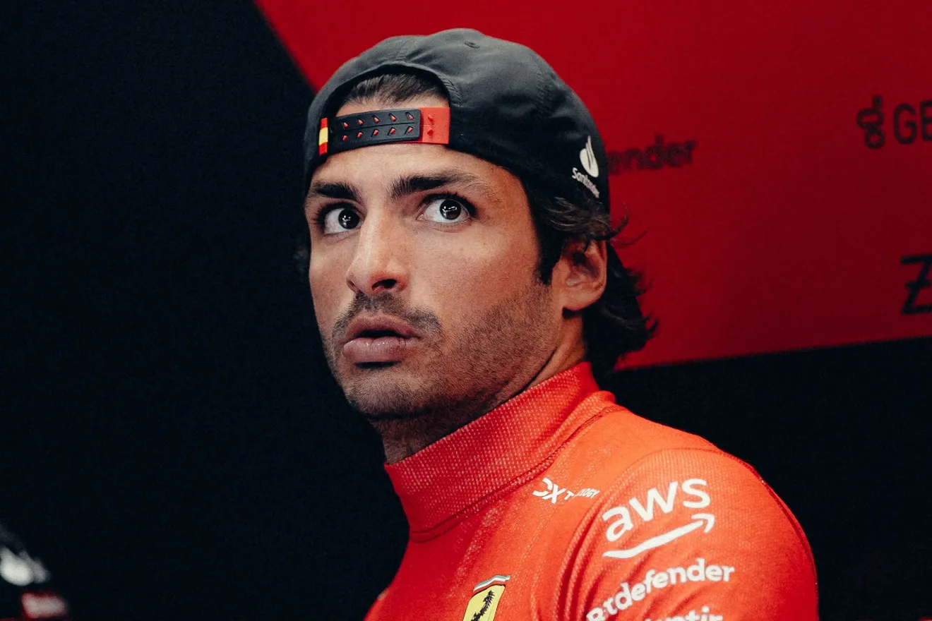 Carlos Sainz lamenta la falta de ritmo de Ferrari: ﻿«Un segundo me ha durado el podio»
