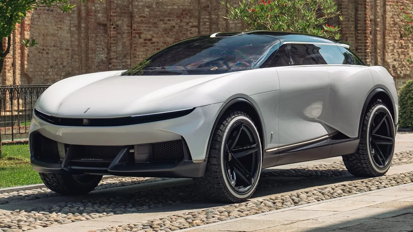 Pininfarina reinterpreta el futuro eléctrico de los SUV de lujo con su PURA Vision «alas de gaviota»
