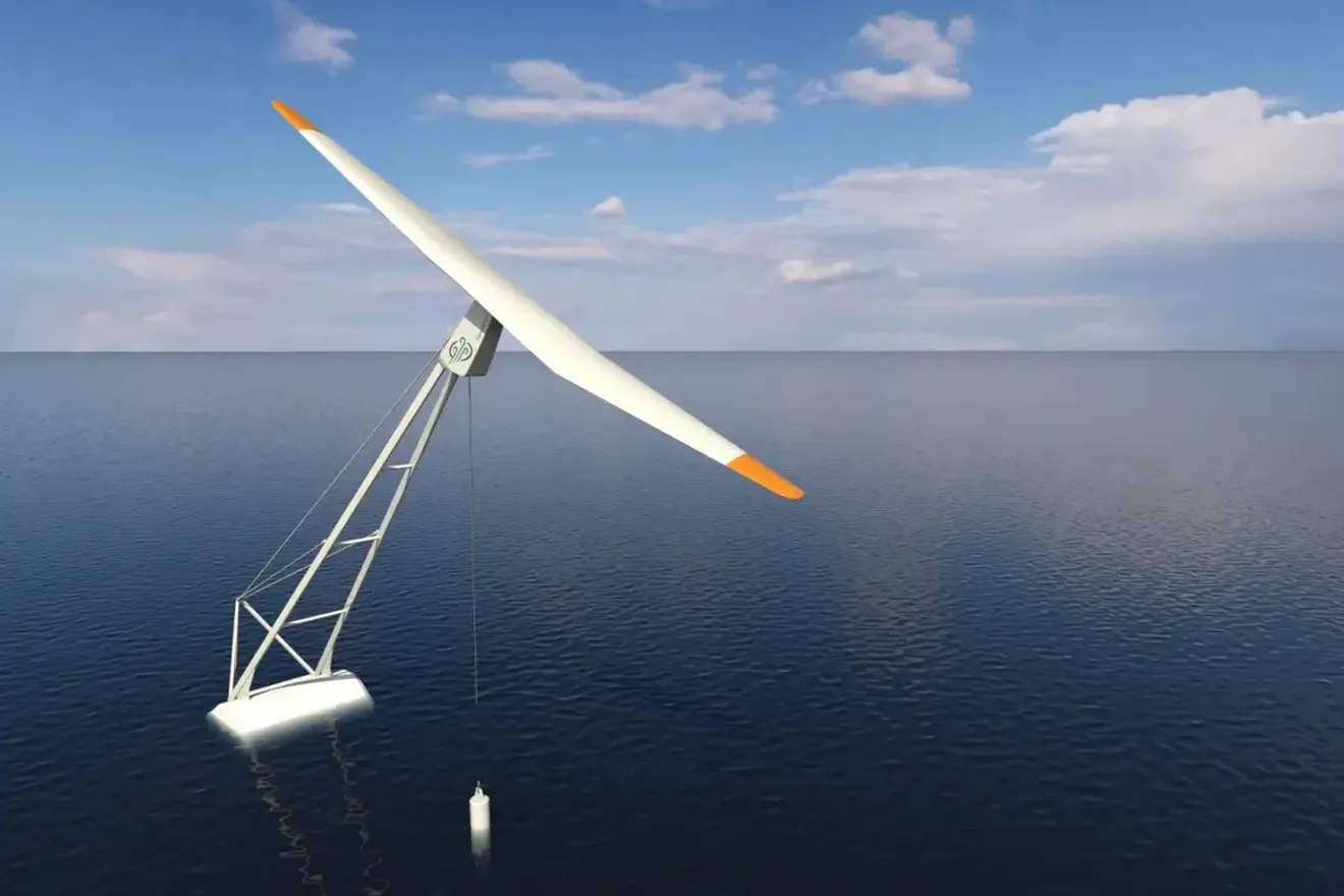 ¿Una nueva era en la energía eólica? Este aerogenerador flotante y autonivelante aguanta vientos de 252 km/h