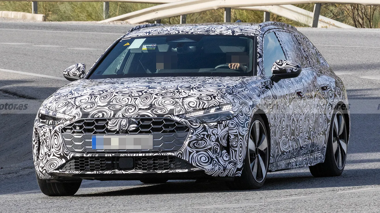 El nuevo Audi RS 5 Avant ha sido cazado con menos camuflaje, el sucesor del A4 Avant más extremo está en marcha