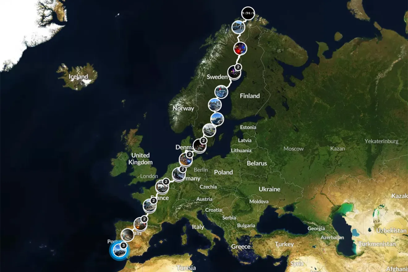 Cruzarse toda Europa en coche eléctrico es posible. El IONIQ 6 rompe el récord del Tesla Model 3
