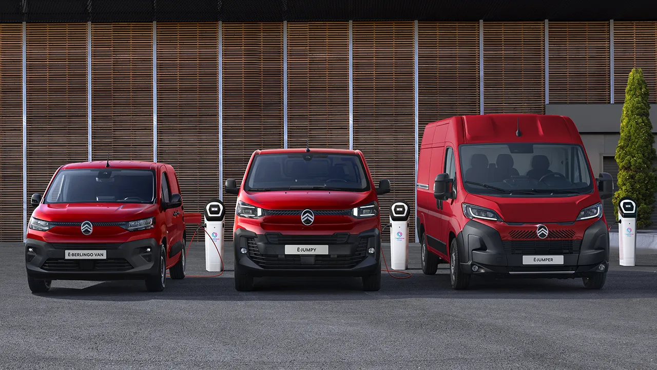 Citroën Jumper 2024 junto a los nuevos Berlingo Van y Jumpy