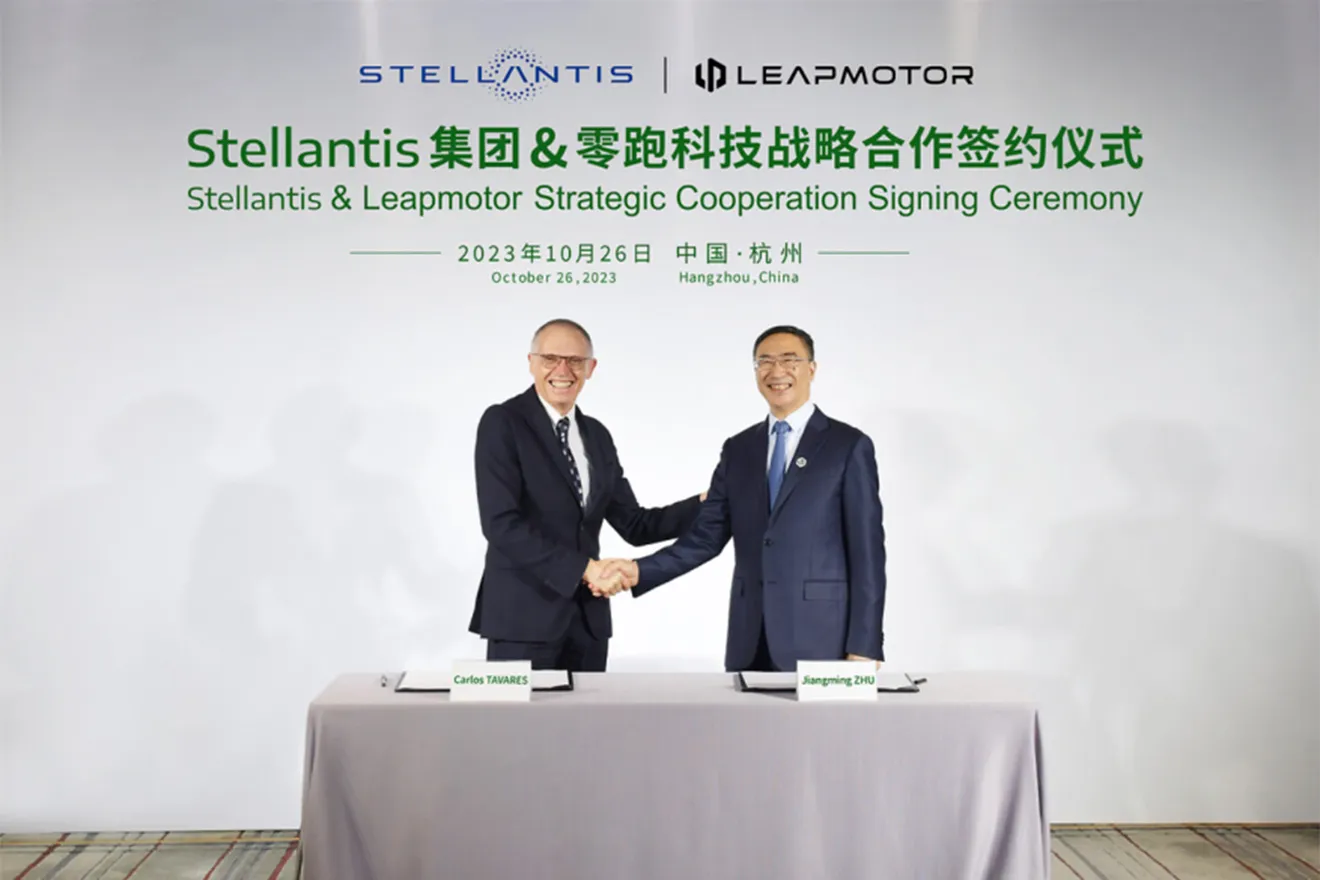 Stellantis compra el 20% de Leapmotor y refuerza su apuesta por el coche eléctrico con una nueva alianza en China