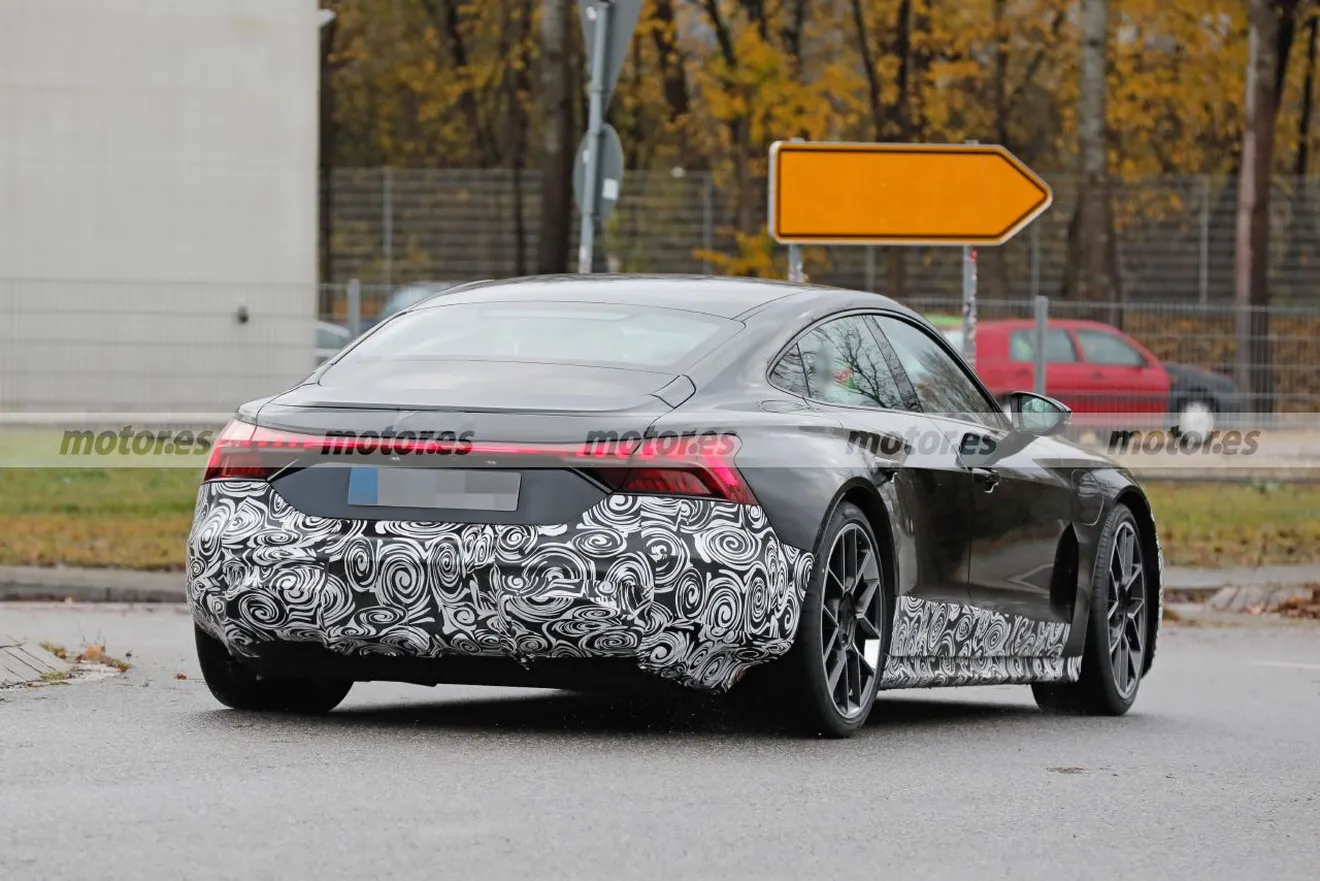Fotos espía Audi e-tron GT Facelift 2025