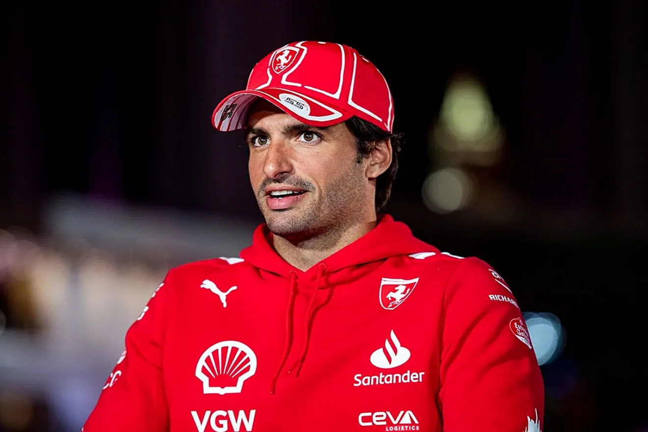 Carlos Sainz vaticina un equipo Ferrari muy fuerte en Las Vegas: «Como en Monza o Singapur»