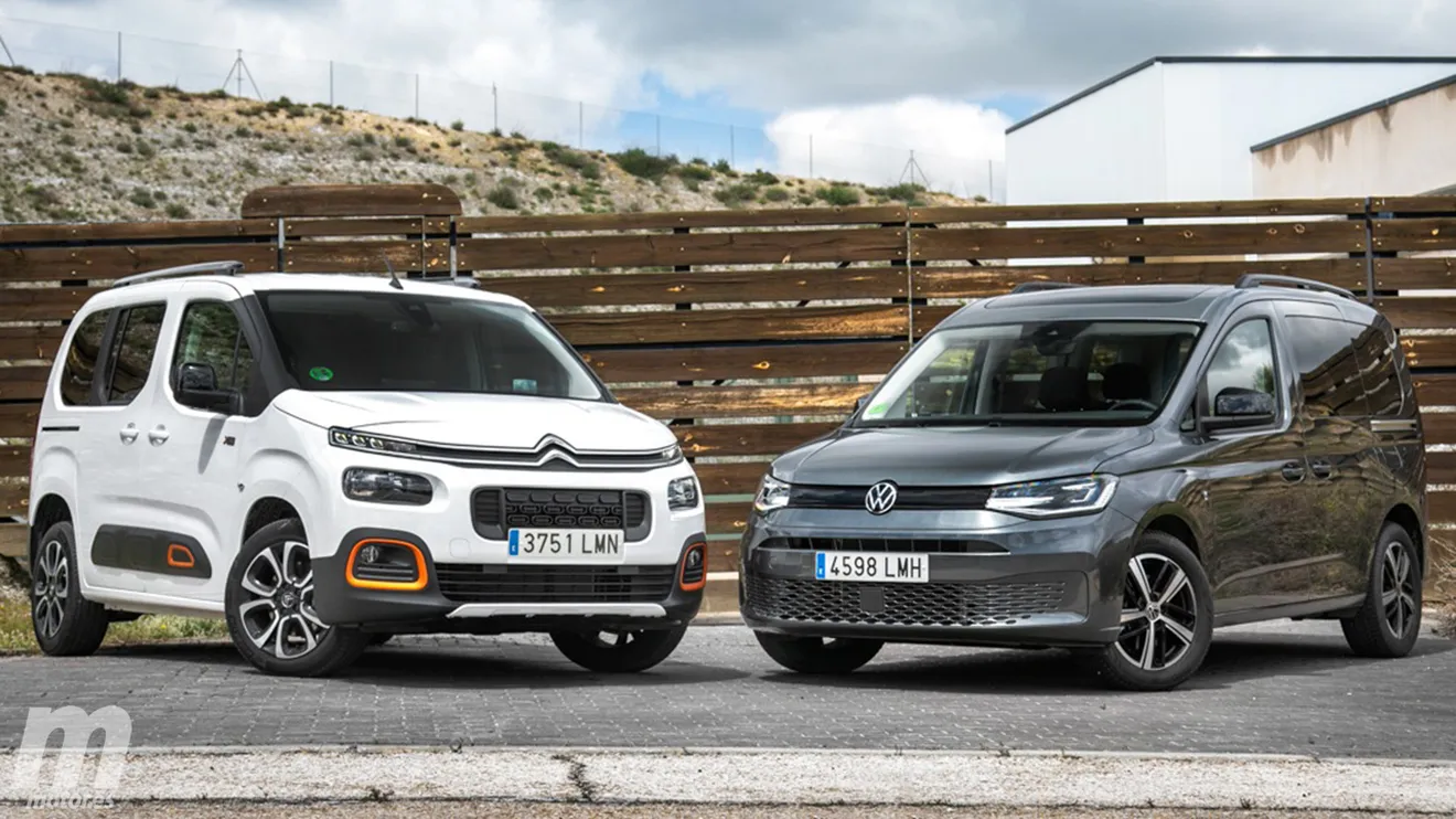 Citroën Berlingo y Volkswagen Caddy