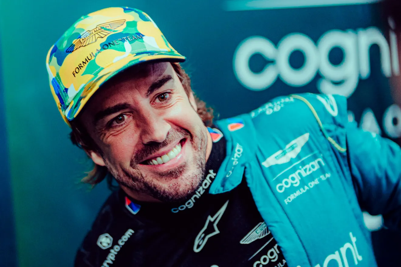 Fernando Alonso quiere más podios: «¿Por qué no íbamos a ser competitivos en las últimas dos carreras?»