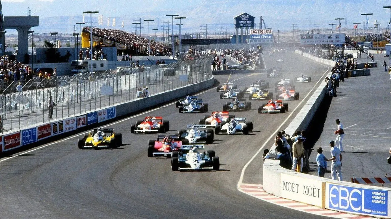 Salida del I Caesars Palace Grand Prix en 1981