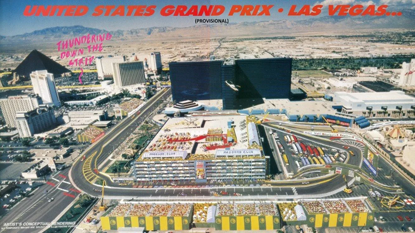 El anuncio en el programa de la Indy 500 de 1995