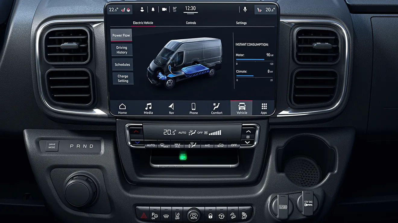 Opel Movano 2024 - pantalla táctil