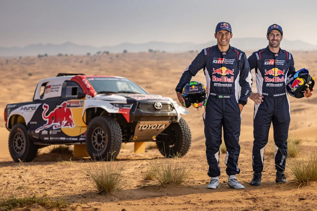 Toyota Gazoo Racing suple con Lucas Moraes y Seth Quintero la baja de Nasser Al-Attiyah