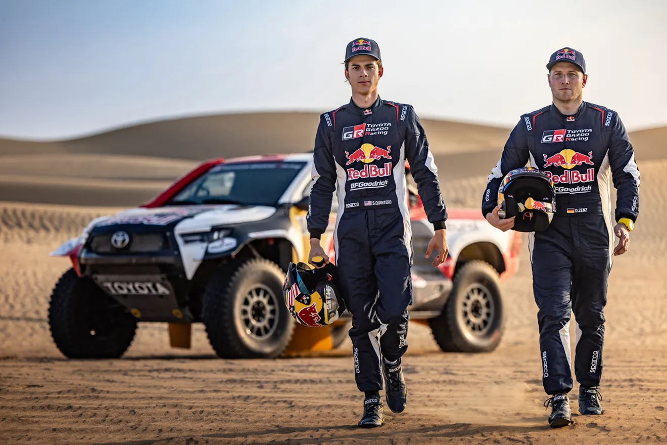 Toyota Gazoo Racing suple con Lucas Moraes y Seth Quintero la baja de Nasser Al-Attiyah