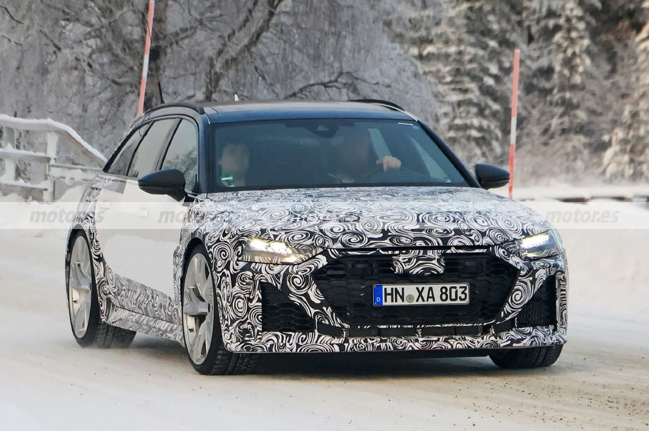 De Nürburgring a las pruebas de invierno, la edición especial más brutal del Audi RS 6 Avant Performance Evo se muestra en pruebas de invierno