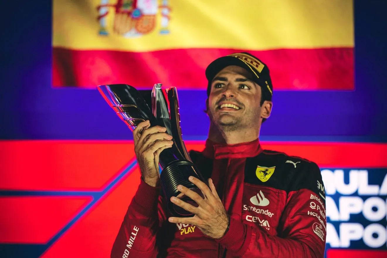 Carlos Sainz habla del futuro de de su hijo con Ferrari: «El proceso de renovación está iniciado»