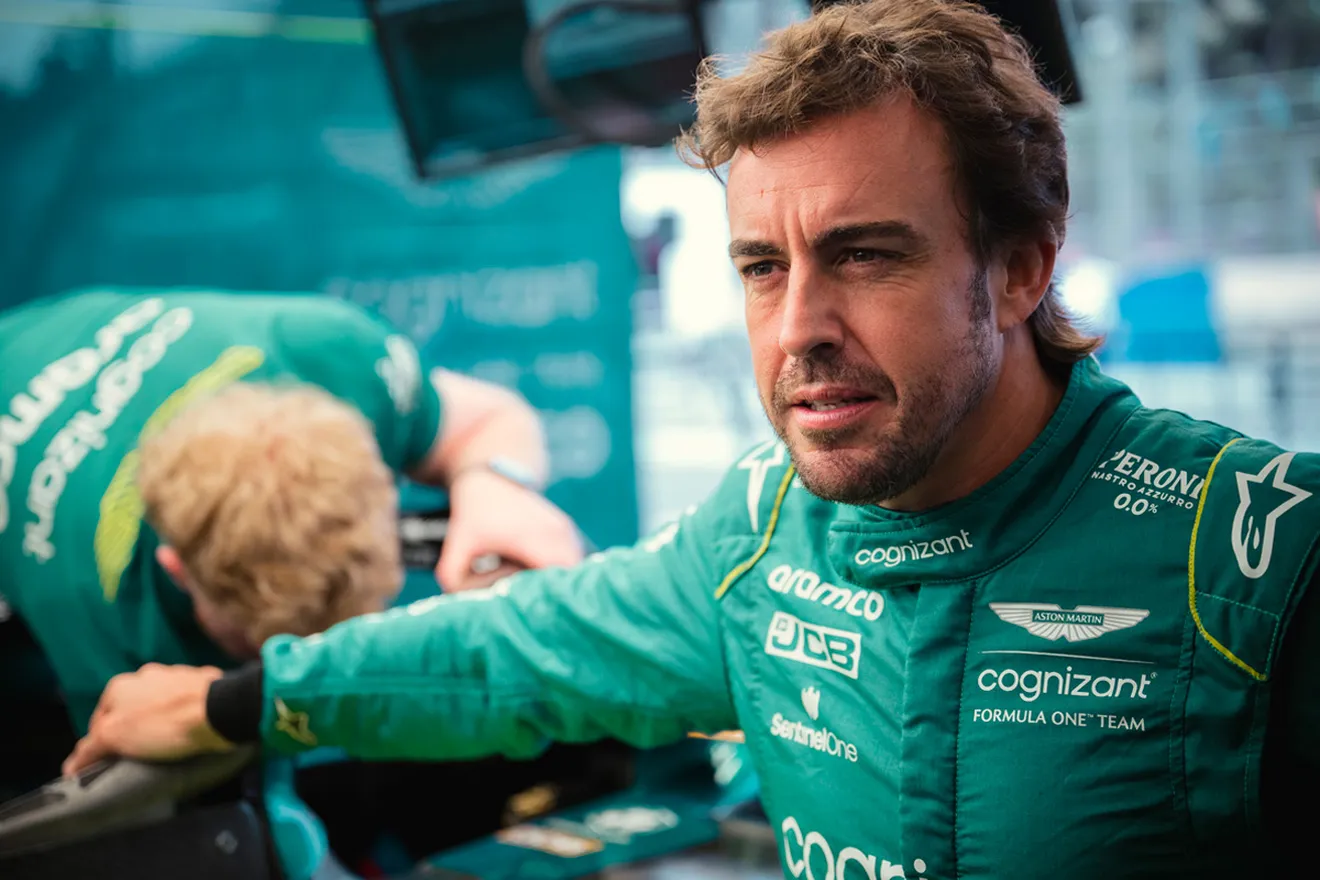 Fernando Alonso avisa sobre las altas expectativas en Aston Martin para 2024: «Existe el peligro de que suceda lo contrario»