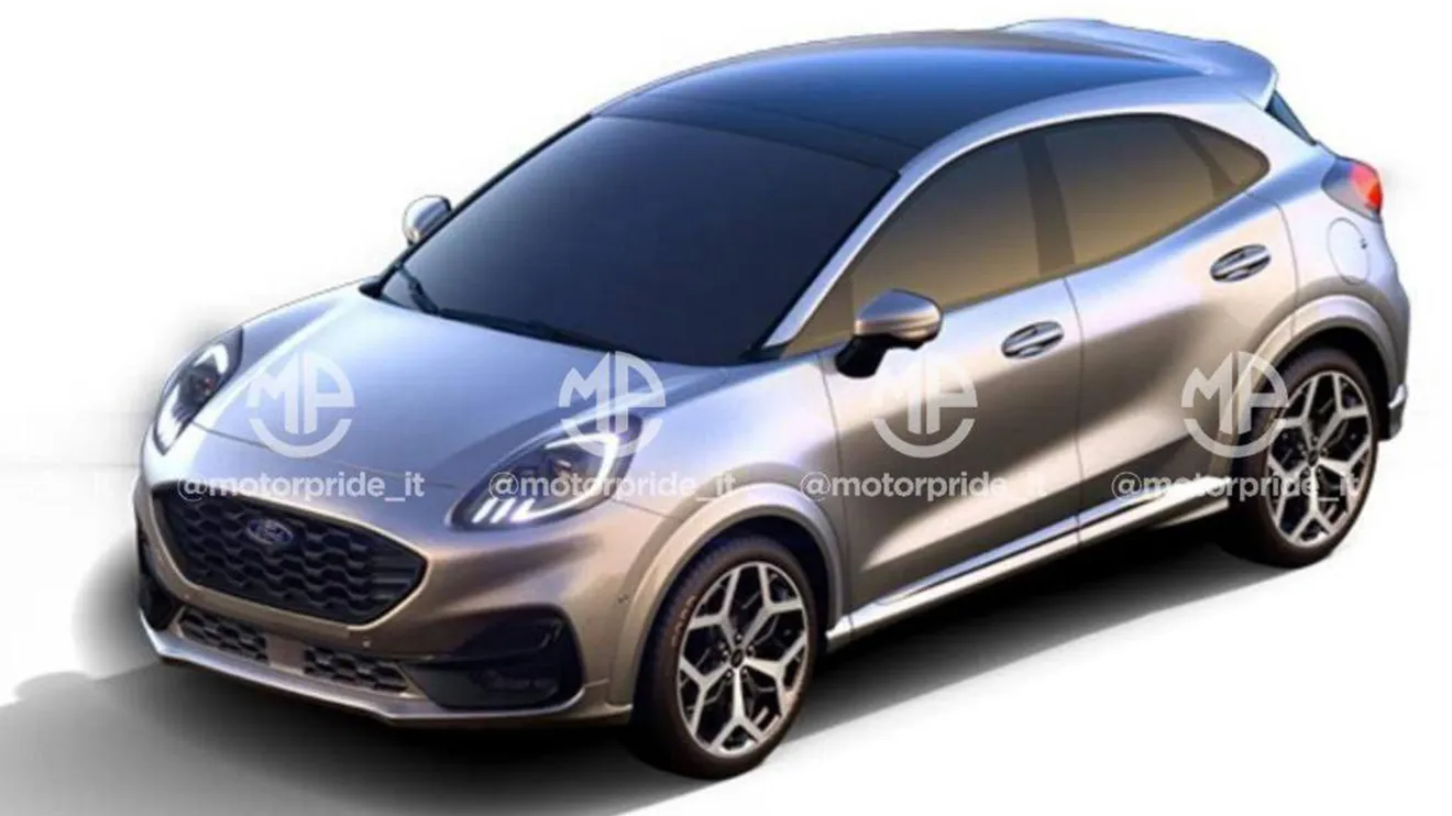 ¡Filtrado el nuevo Ford Puma 2024! El pequeño SUV estrena diseño y un