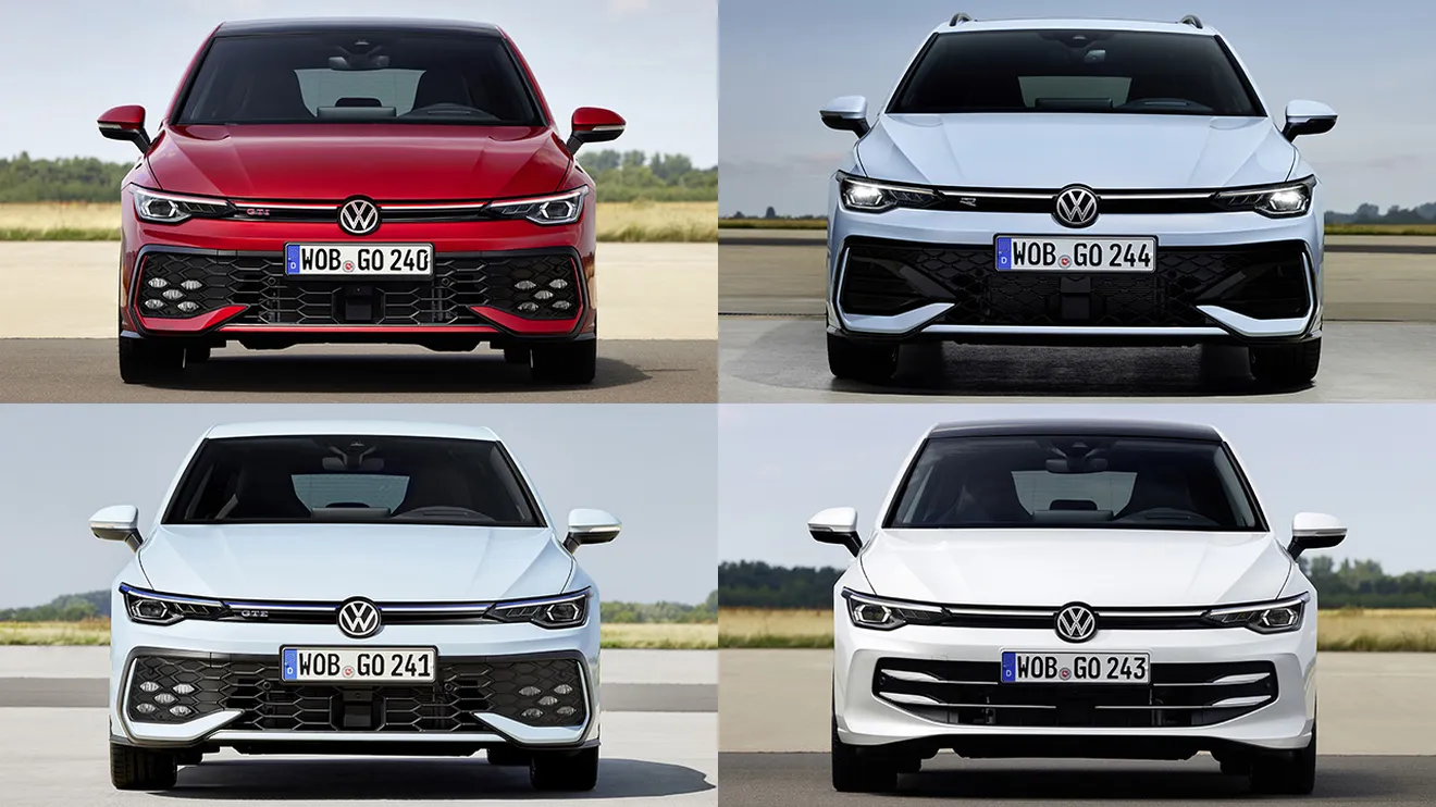 Acabados, equipamiento y motores del nuevo Volkswagen Golf 2024, así es la gama del renovado compacto alemán