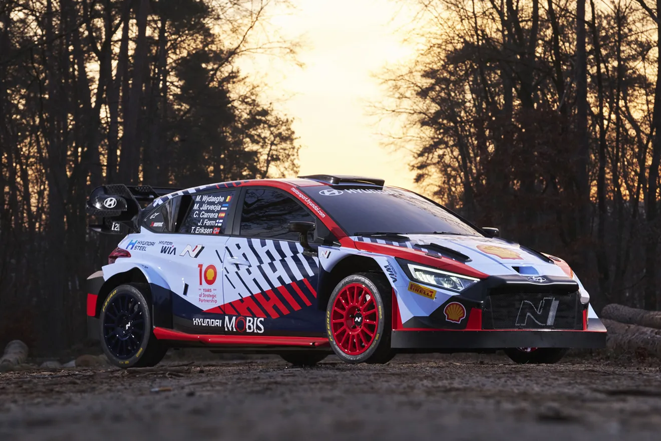 Hyundai Motorsport presenta la decoración de su Hyundai i20 N Rally1 para el WRC 2024