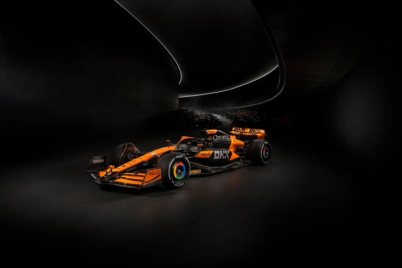 McLaren desvela los colores del MCL38 de Norris y Piastri para 2024