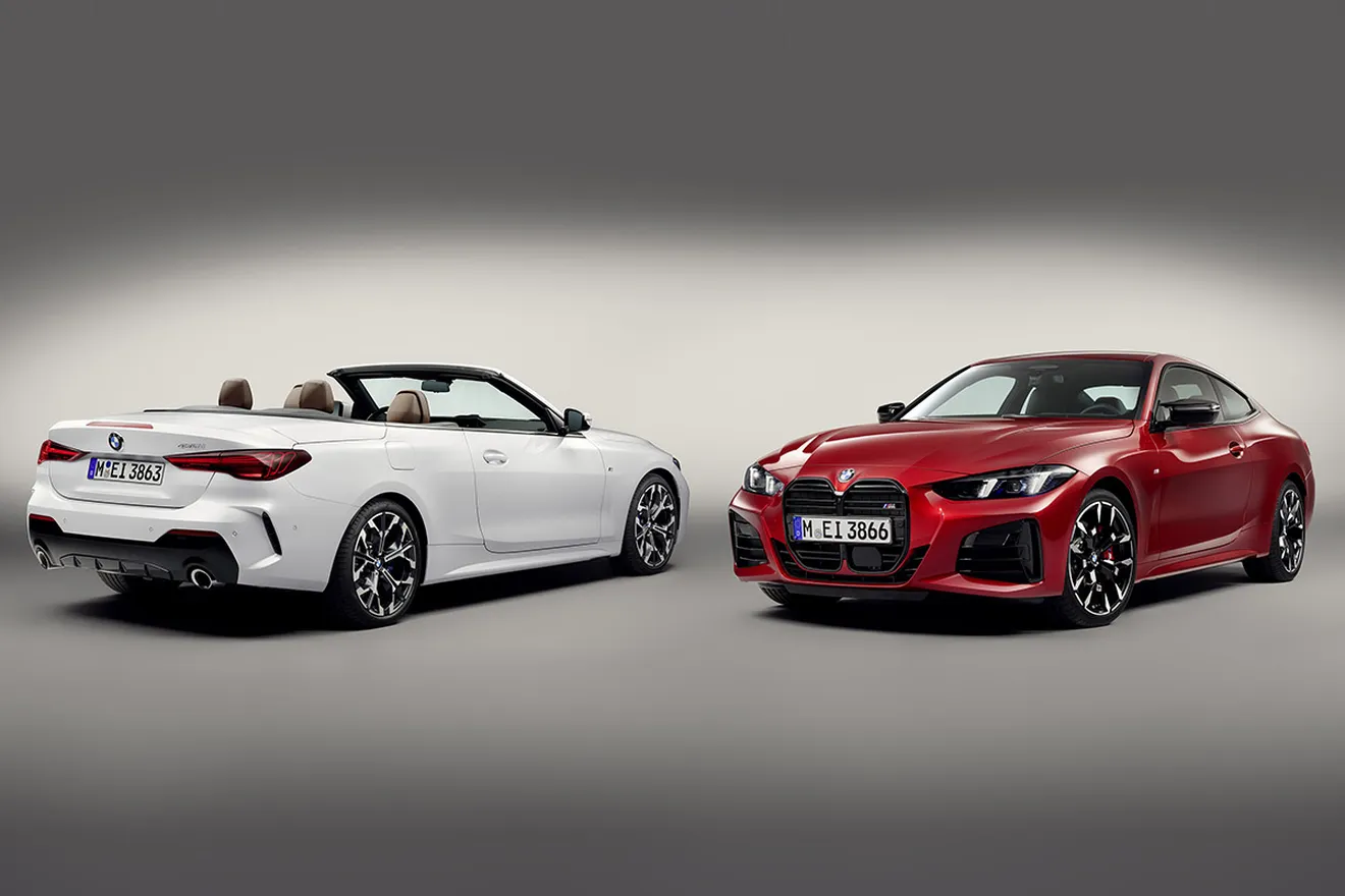 Nuevos BMW Serie 4 Coupé y Cabrio: exteriores renovados, interior con nueva pantalla curva y una completa gama gasolina y diésel