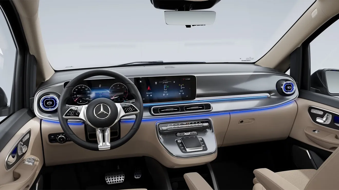 Mercedes Clase V 2024 - interior