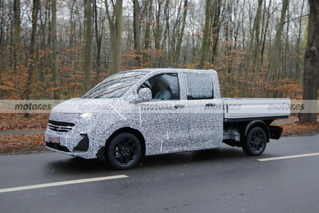 Fotos espía Volkswagen Transporter EV 2025