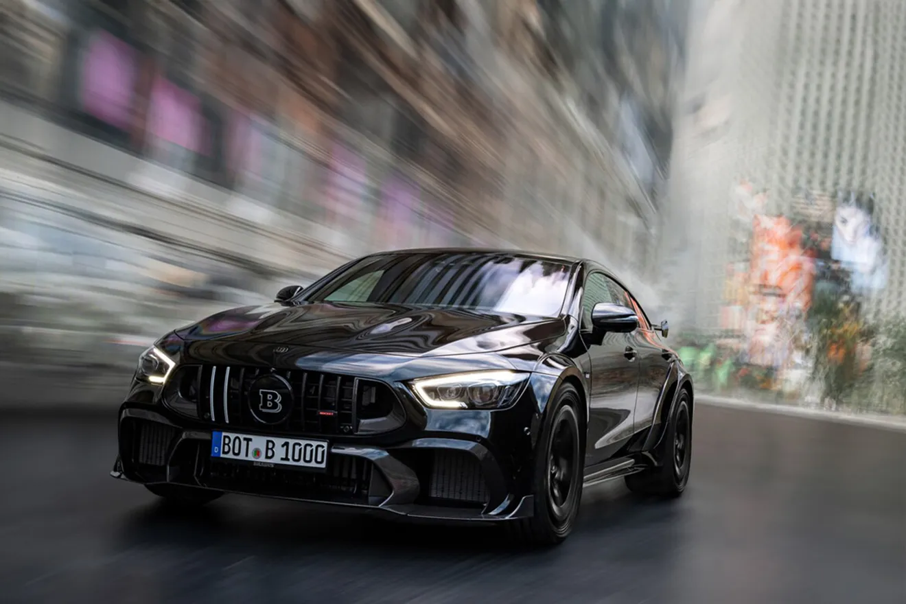 BRABUS convierte al Mercedes-AMGT GT 63 en la berlina más rápida y potente de mundo, la versión PHEV alcanza el millar de caballos