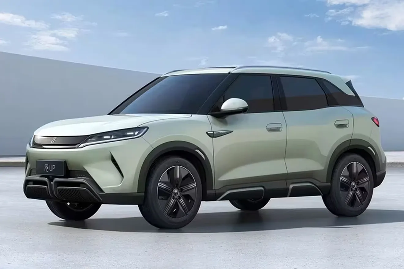 El futuro BYD Atto 2 se presenta en China, el Yuan Up es un B-SUV eléctrico con hasta 400 km de autonomía y genes de smart