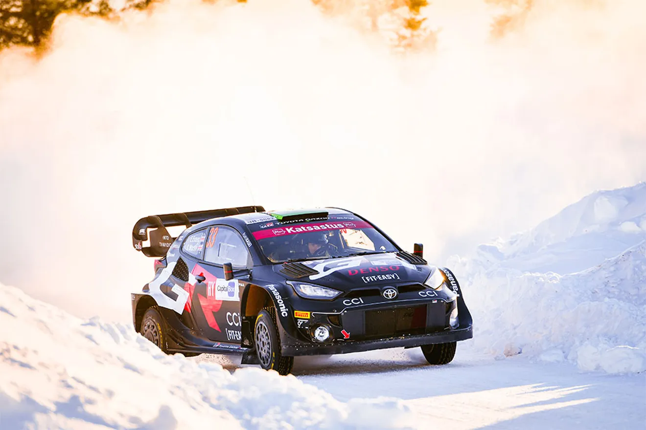 El campeón Kalle Rovanperä se estrena en 2024 con Toyota en el Rally de Suecia