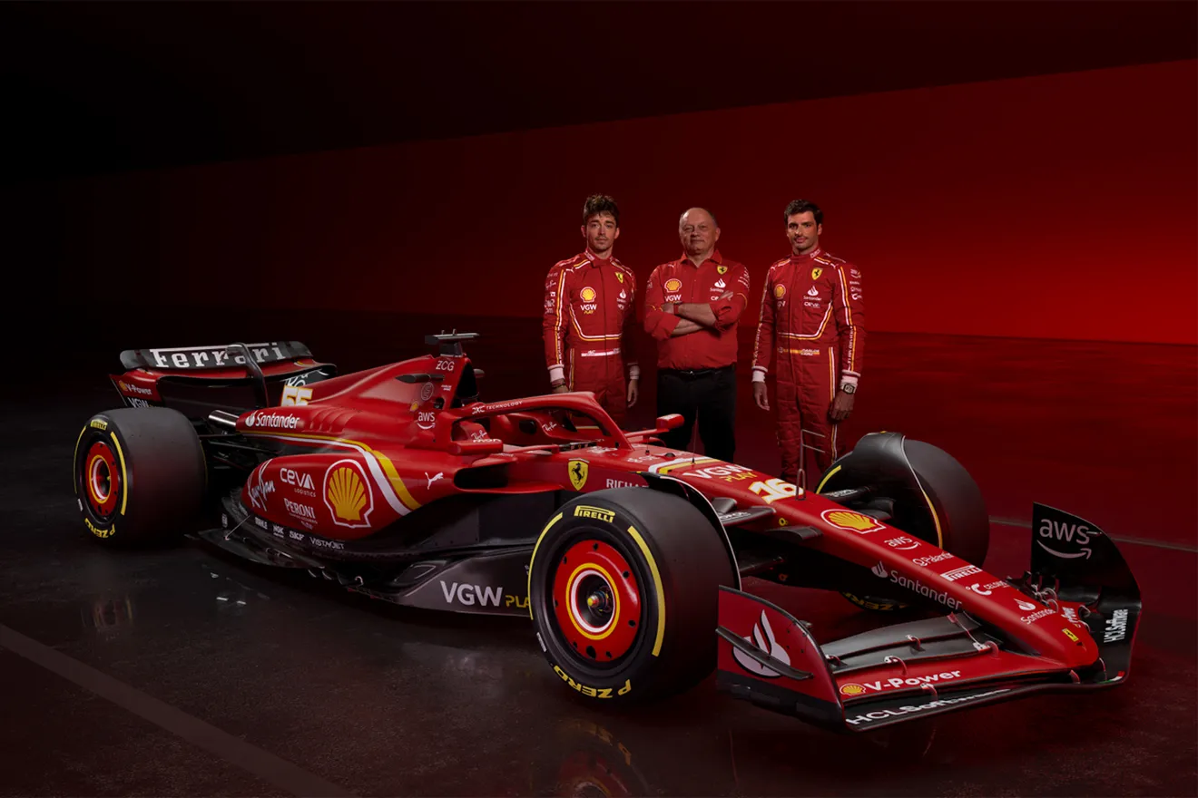 Carlos Sainz, esperanzado con el Ferrari SF-24: «El coche es el paso adelante que todos deseamos»