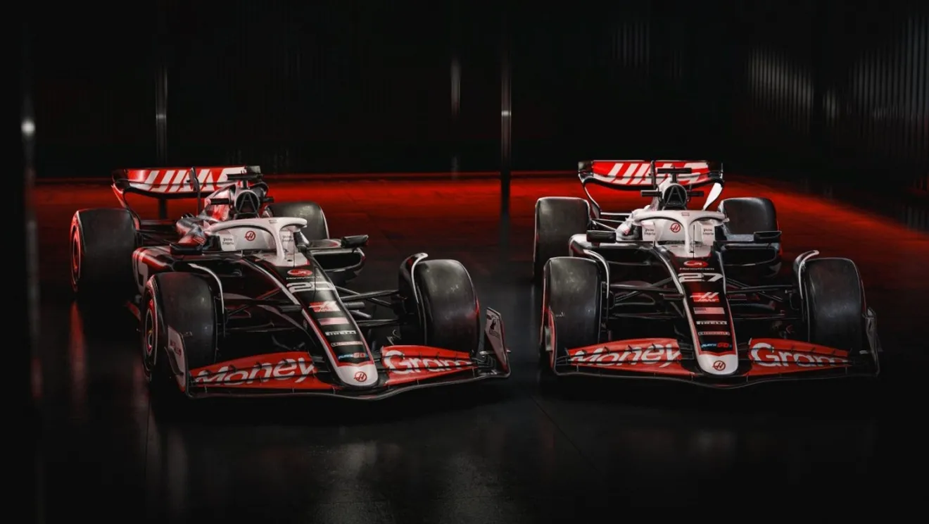 Llega el primer F1 de 2024, el Haas VF-24 de Kevin Magnussen y Nico Hülkenberg